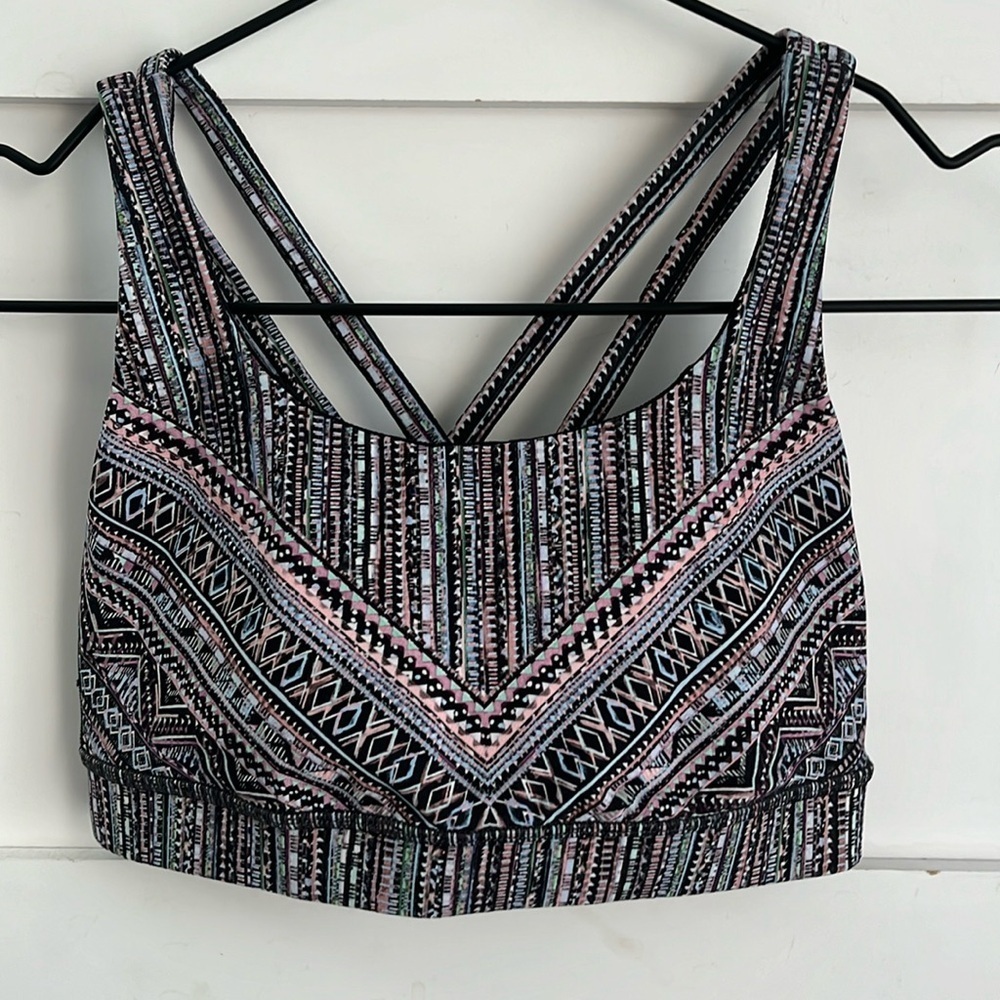 LULULEMON | EUC Energy Sports Bra - Tribal Pace sz 4